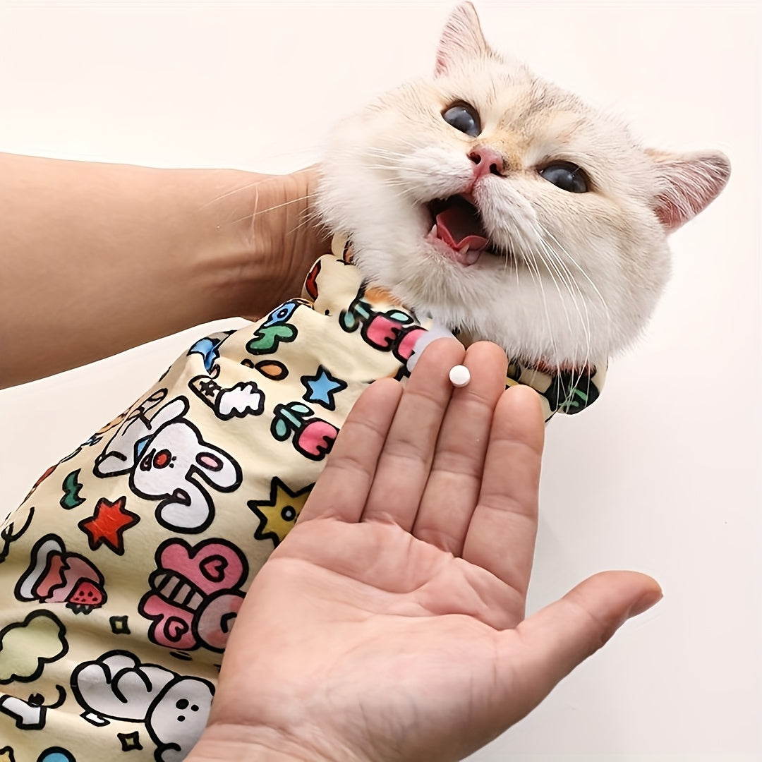 Manta de Sujeción para Gatos – Protección y Comodidad para el Cuidado de tu Mascota