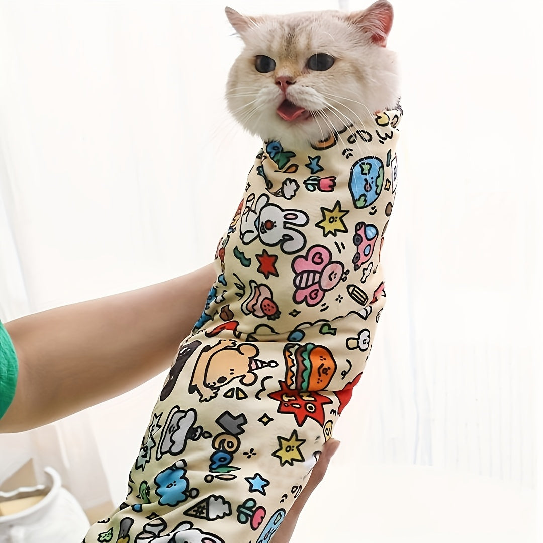 Manta de Sujeción para Gatos – Protección y Comodidad para el Cuidado de tu Mascota