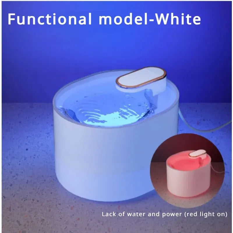 Fuente de agua automática para gatos 3L con sensor y filtro