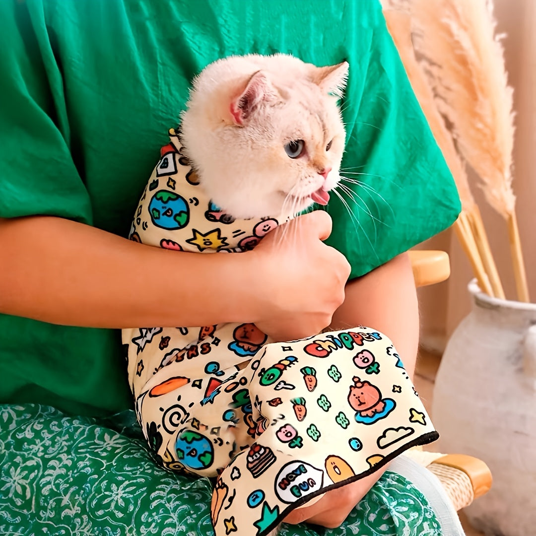 Manta de Sujeción para Gatos – Protección y Comodidad para el Cuidado de tu Mascota