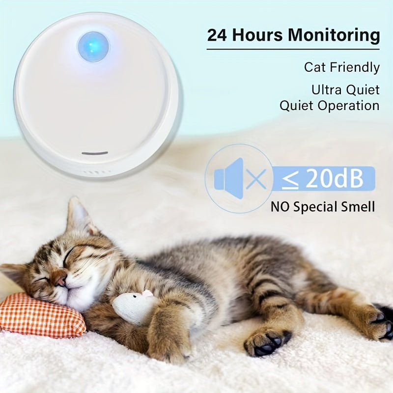 Tu Hogar Siempre Fresco – Eliminador de Olores para Gatos con Limpieza Inteligente